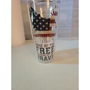 Tervis Home Of The Free Because Of The Brave 24 Oz Tumbler USA Eagle